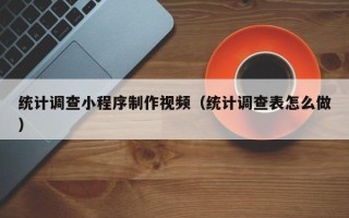 天水统计调查小程序制作视频（统计调查表怎么做）